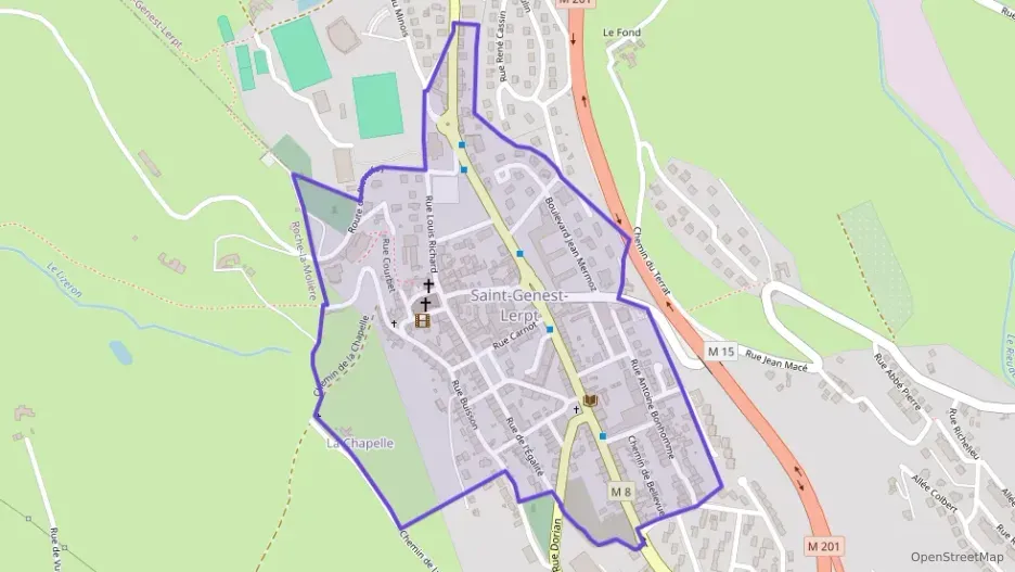 Appartement 54 m² deux pieces à vendre à Saint-Genest-Lerpt