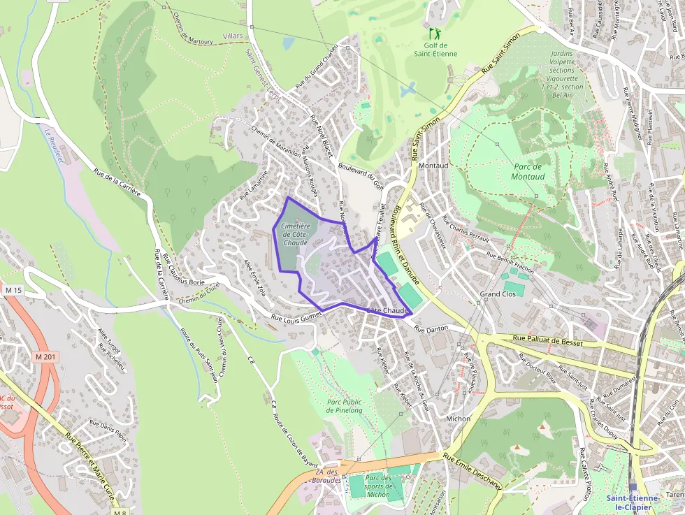 Appartement 21 m² une piece à vendre à Saint-Étienne