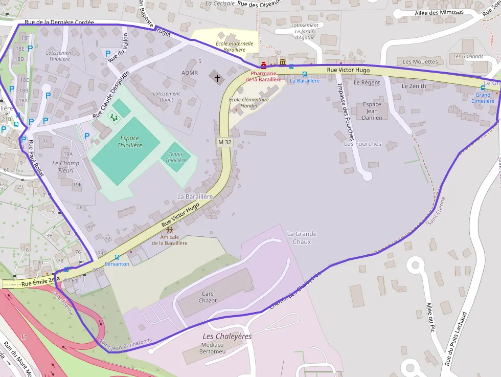 Appartement 79 m² trois pièces à vendre à Saint-Jean-Bonnefonds