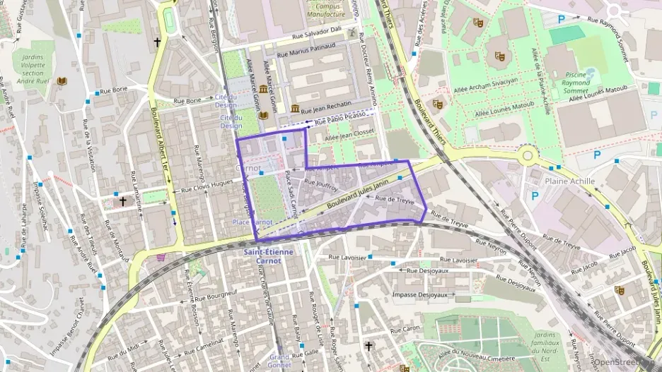 Appartement 90 m² trois pièces à vendre à Saint-Étienne