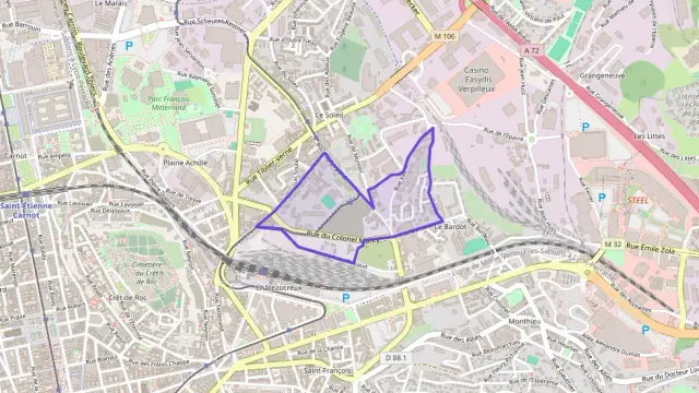 Appartement 63 m² deux pieces à vendre à Saint-Étienne