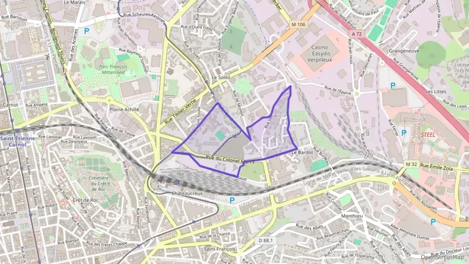 Appartement 46 m² deux pieces à vendre à Saint-Étienne Appartement 46 m² deux pieces à vendre à Saint-Étienne