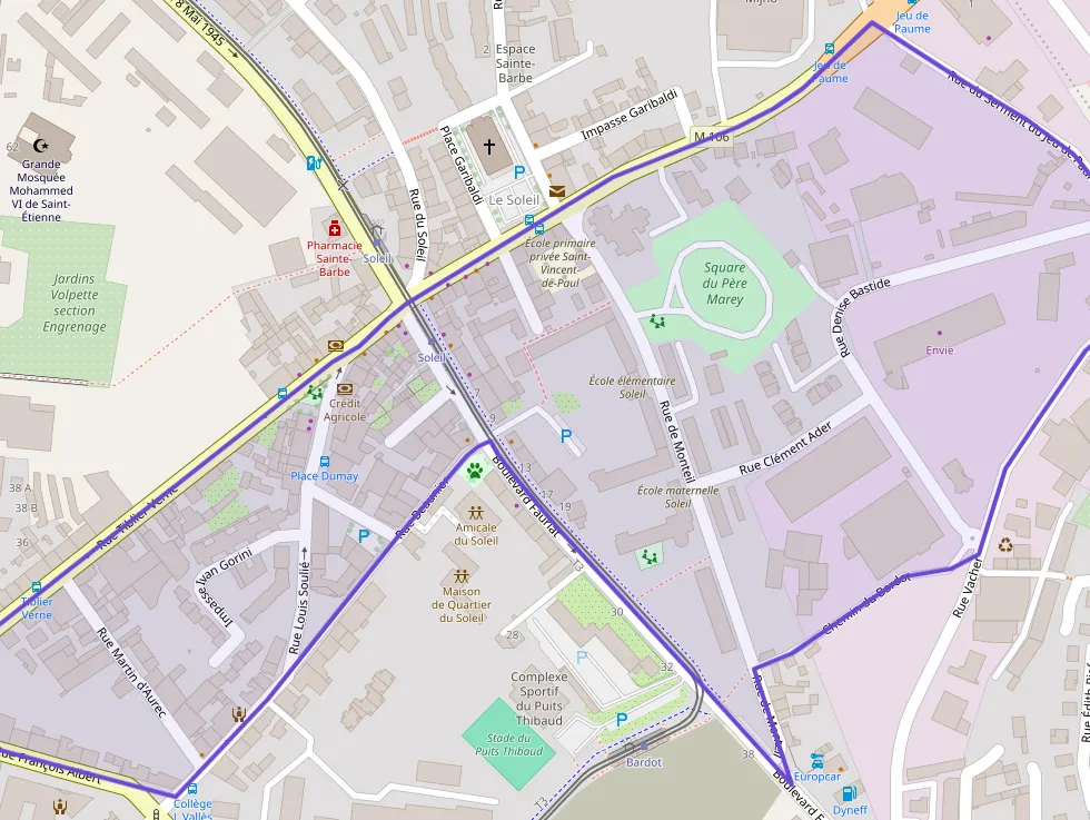 Appartement 43 m² une piece à vendre à Saint-Étienne