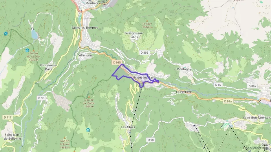 Appartement 69 m² quatre pièces à vendre à Brides-les-Bains