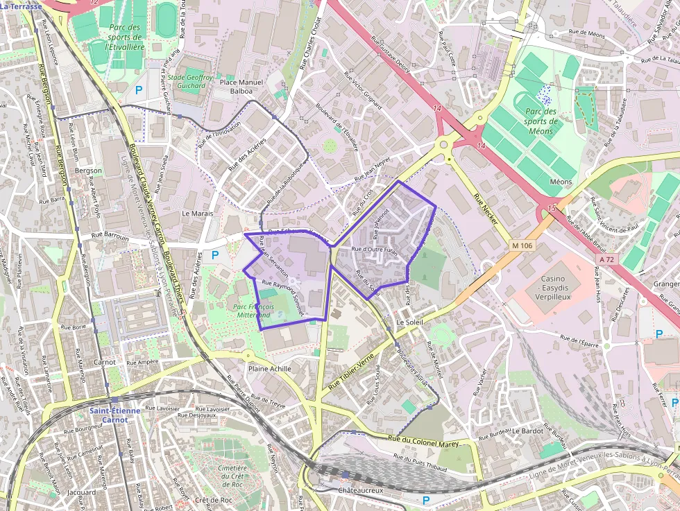 Appartement 46 m² deux pieces à vendre à Saint-Étienne