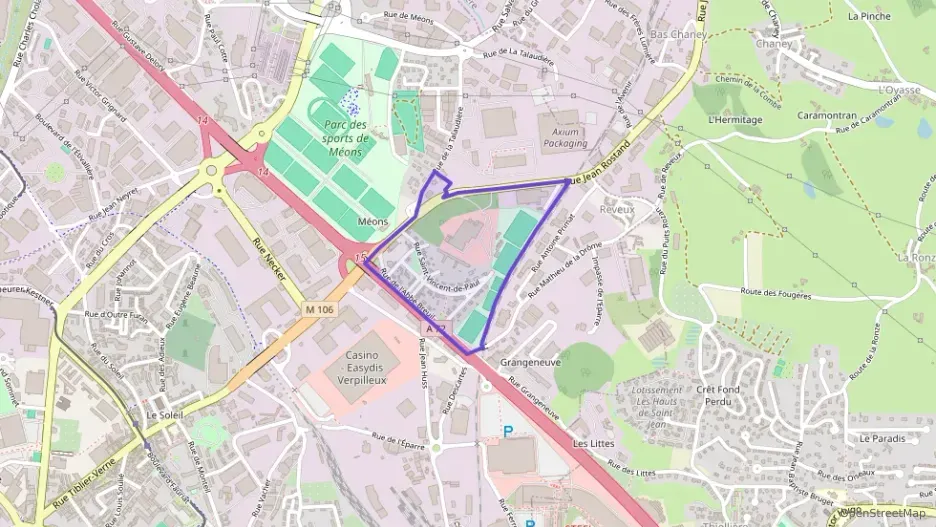 Appartement 54 m² deux pieces à vendre à Saint-Étienne