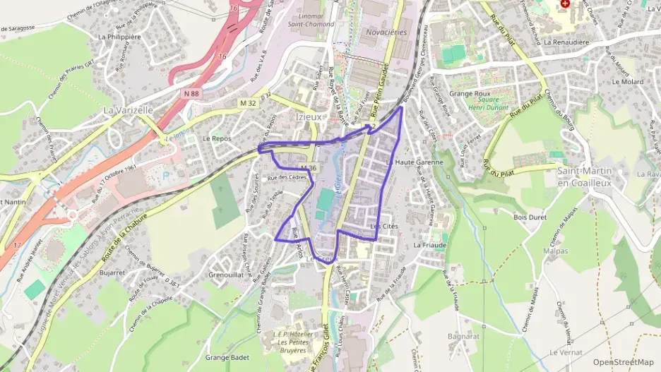 Appartement 35 m² une piece à vendre à Saint-Chamond