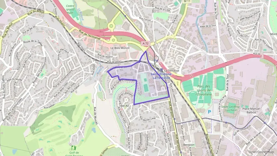 Appartement 54 m² trois pièces à vendre à Saint-Étienne