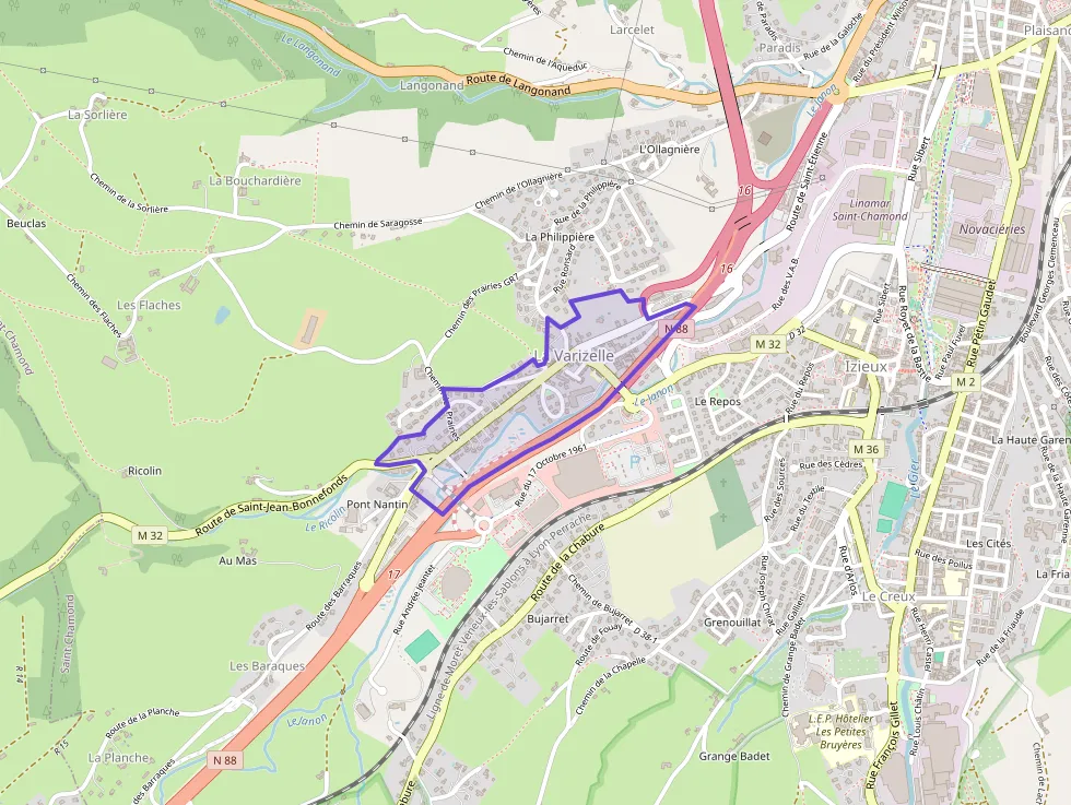 Appartement 37 m² deux pieces à vendre à Saint-Chamond