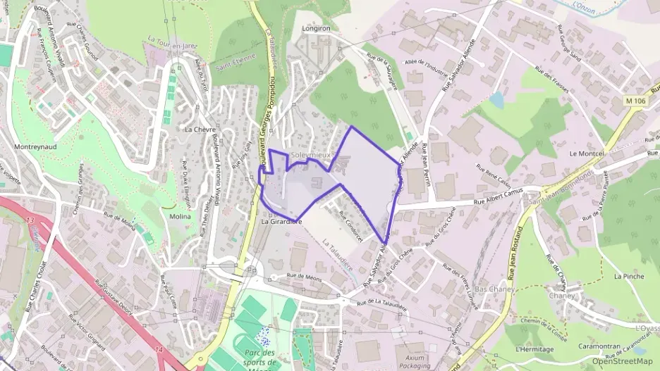 Appartement 77 m² trois pièces à vendre à La Talaudière