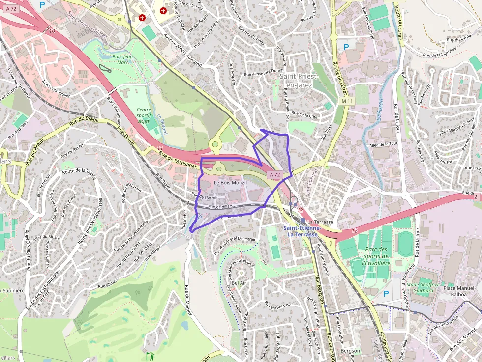 Appartement 50 m² deux pieces à vendre à Saint-Priest-en-Jarez