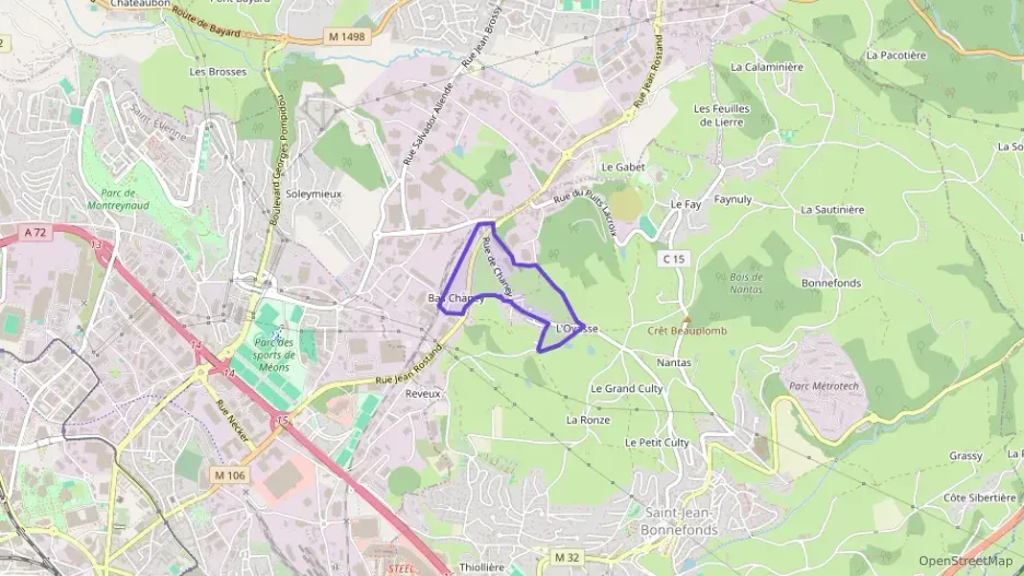 Appartement 92 m² trois pièces à vendre à Saint-Jean-Bonnefonds