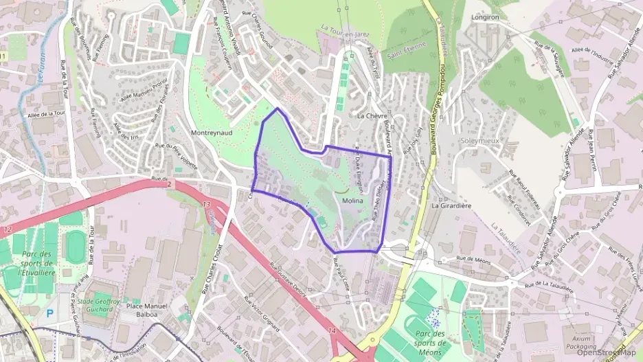 Appartement 71 m² deux pieces à vendre à Saint-Étienne