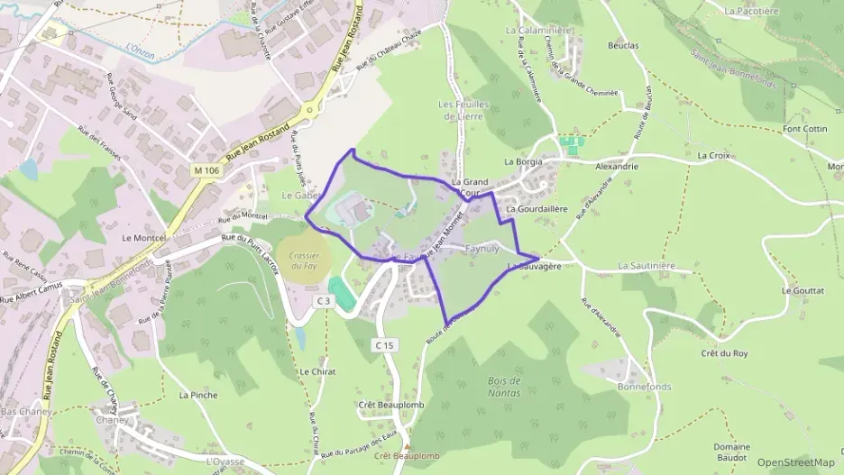 Appartement 59 m² une piece à vendre à Saint-Jean-Bonnefonds