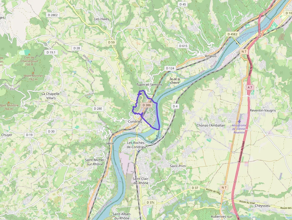 Appartement 77 m² trois pièces à vendre à Condrieu