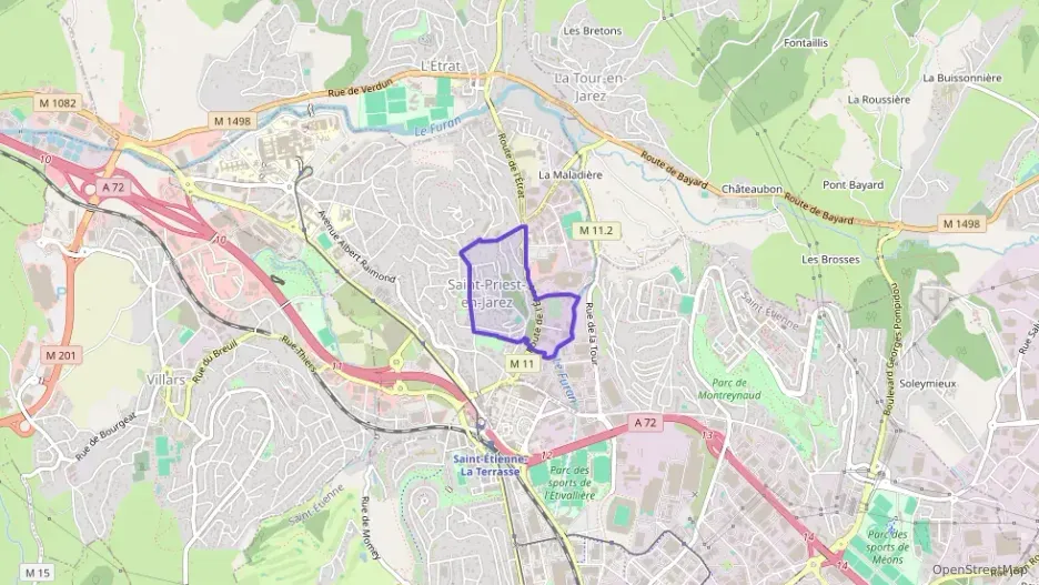 Appartement 96 m² quatre pièces à vendre à Saint-Priest-en-Jarez