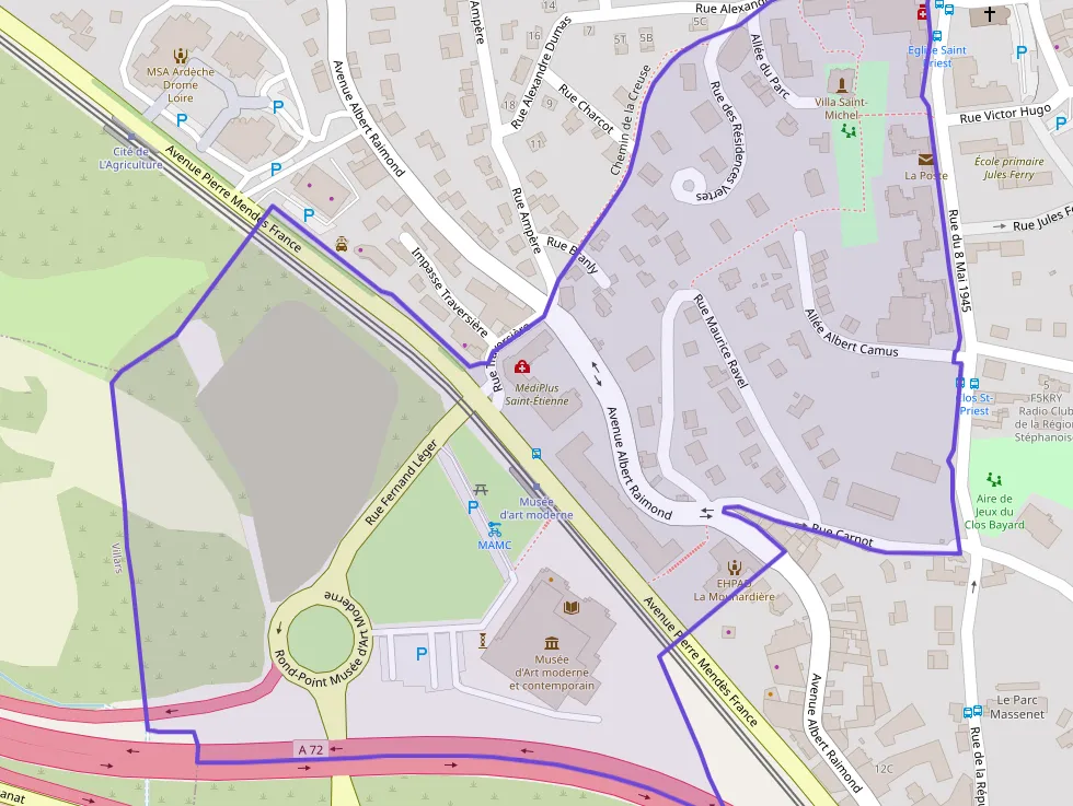 Appartement 72 m² quatre pièces à vendre à Saint-Priest-en-Jarez