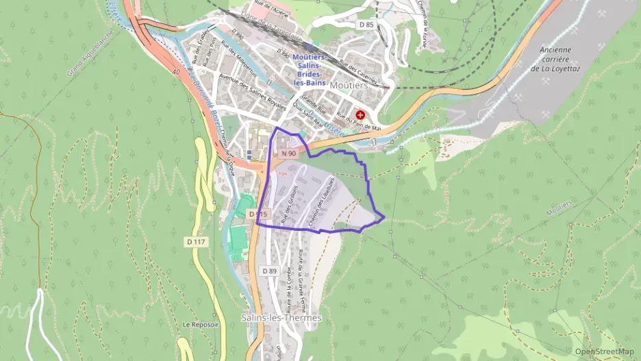 Appartement 75 m² cinq pièces à vendre à Moûtiers Appartement 75 m² cinq pièces à vendre à Moûtiers