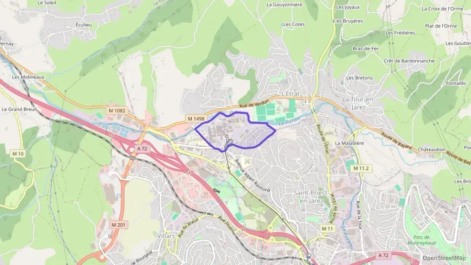 Appartement 90 m² quatre pièces à vendre à Saint-Priest-en-Jarez