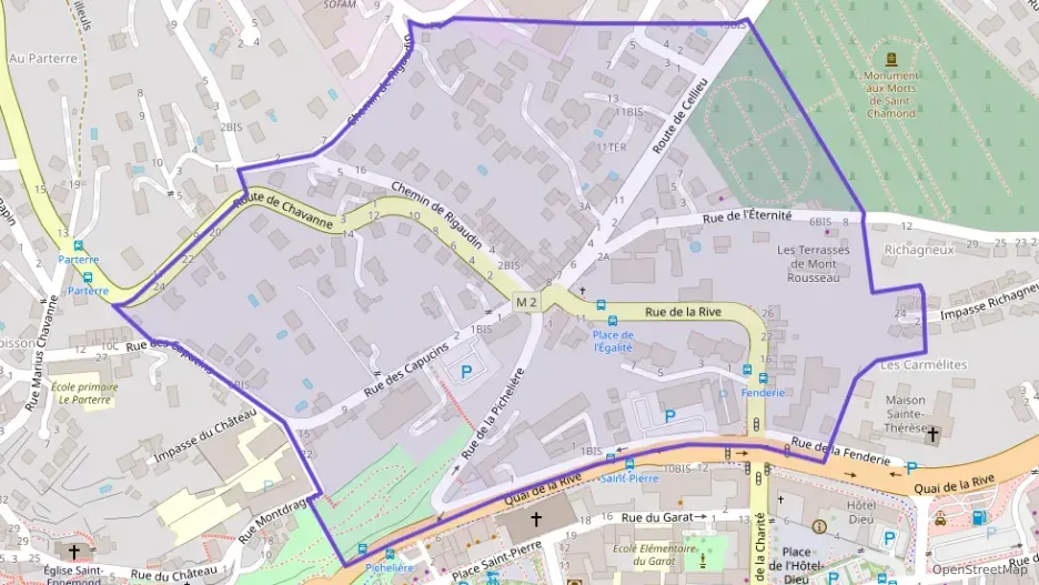 Appartement 93 m² quatre pièces à vendre à Saint-Chamond