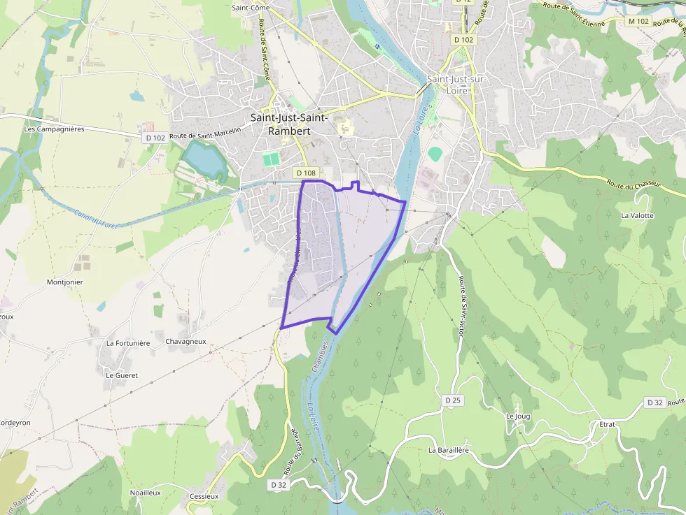 Appartement 35 m² une piece à vendre à Saint-Just-Saint-Rambert