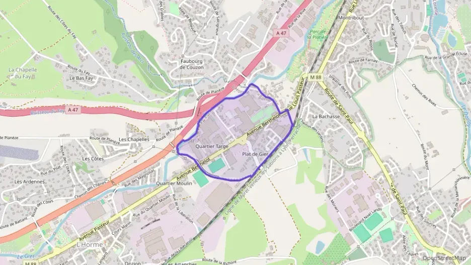 Appartement 100 m² quatre pièces à vendre à L`Horme Appartement 100 m² quatre pièces à vendre à L`Horme