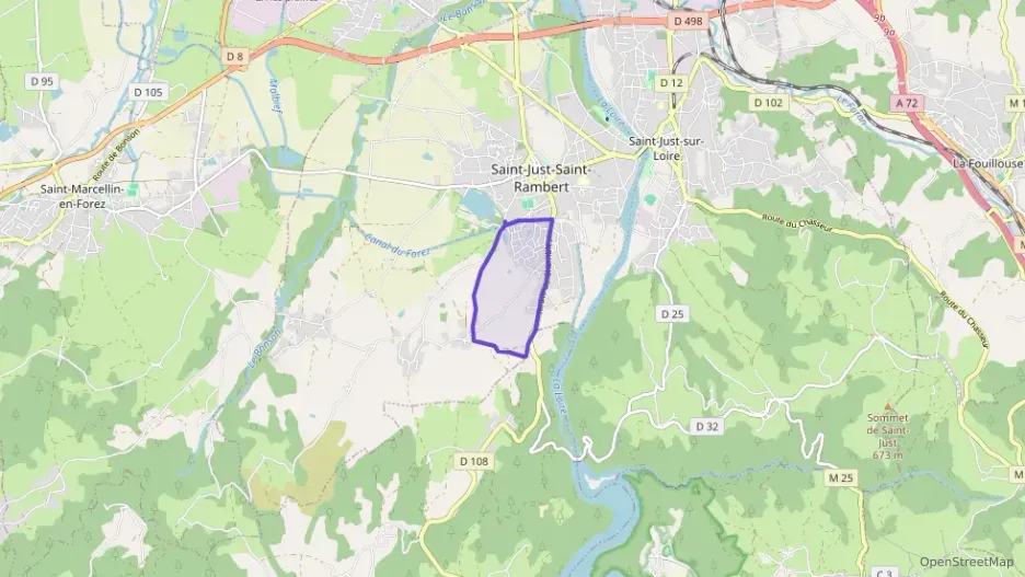 Appartement 57 m² trois pièces à vendre à Saint-Just-Saint-Rambert