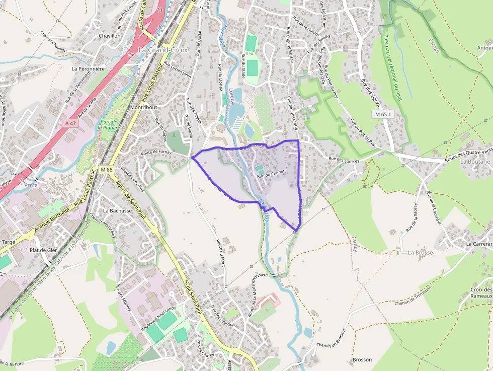 Appartement 90 m² quatre pièces à vendre à Saint-Paul-en-Jarez