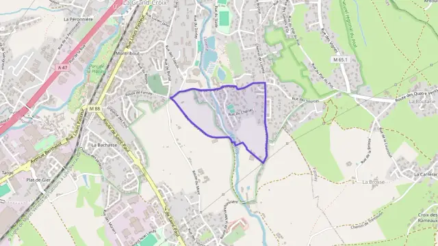 Appartement 90 m² quatre pièces à vendre à Saint-Paul-en-Jarez