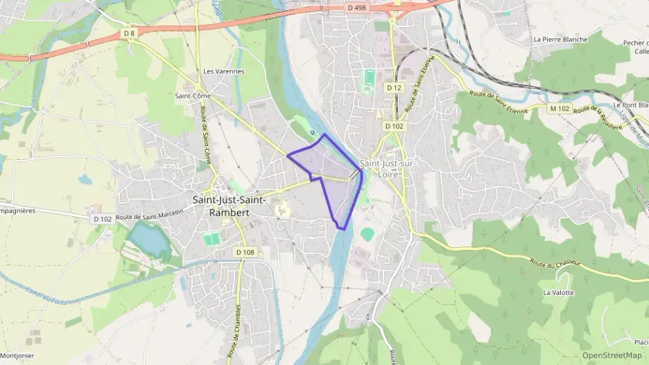 Appartement 45 m² deux pieces à vendre à Saint-Just-Saint-Rambert