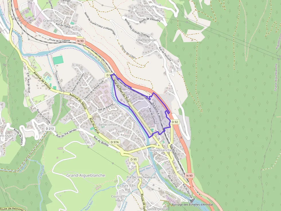 Appartement 47 m² deux pieces à vendre à Grand-Aigueblanche