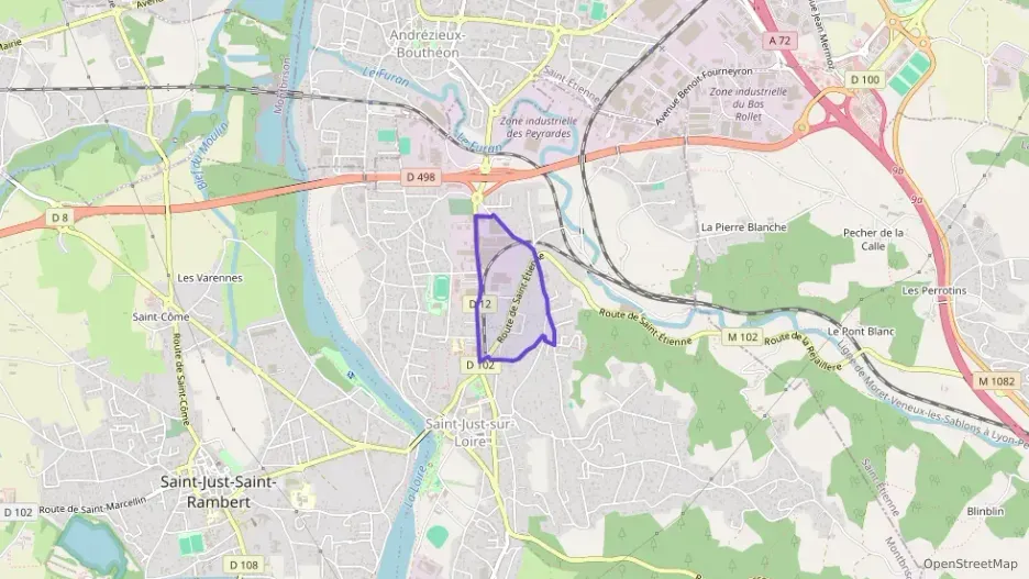 Appartement 80 m² trois pièces à vendre à Saint-Just-Saint-Rambert Appartement 80 m² trois pièces à vendre à Saint-Just-Saint-Rambert