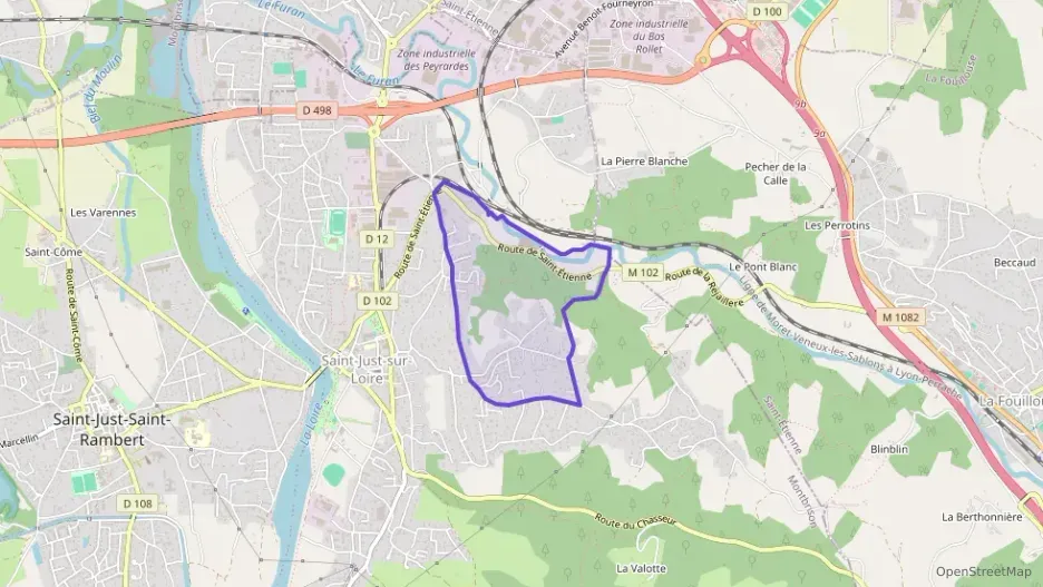 Appartement 40 m² deux pieces à vendre à Saint-Just-Saint-Rambert