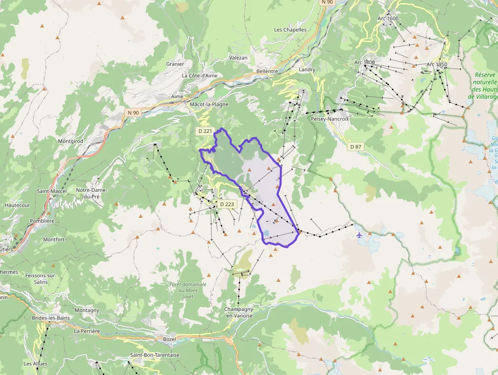 Appartement 28 m² une piece à vendre à La Plagne-Tarentaise