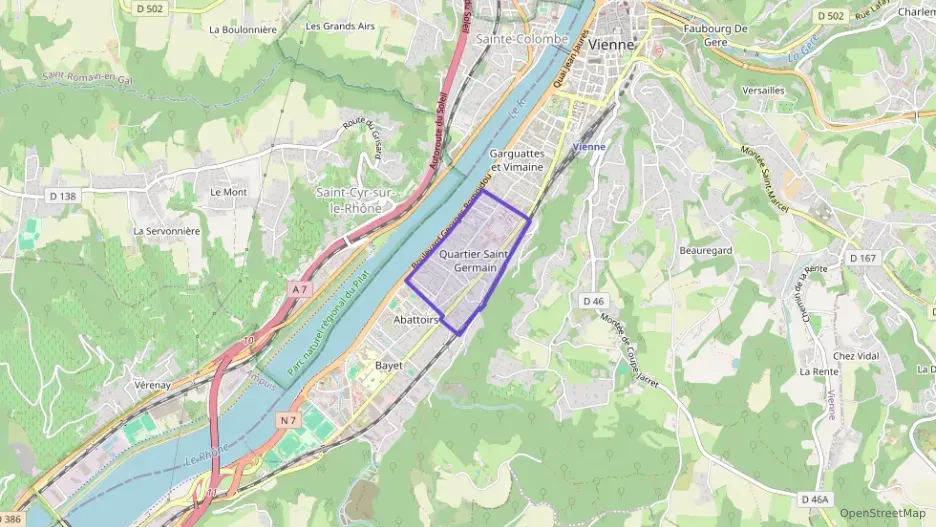 Appartement 57 m² trois pièces à vendre à Vienne