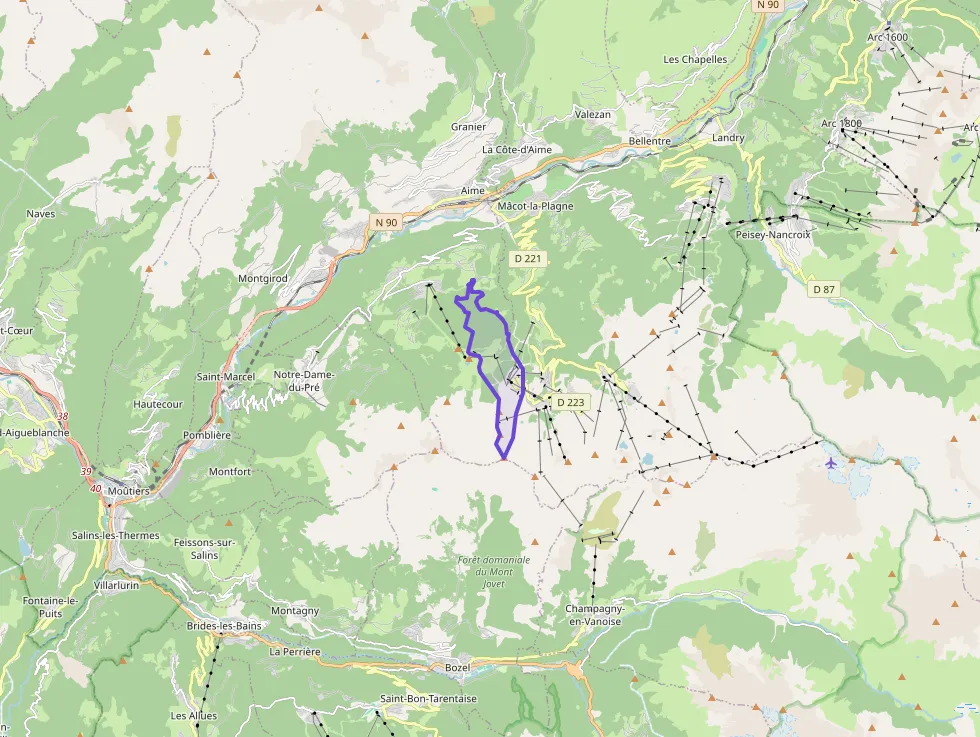 Appartement 51 m² trois pièces à vendre à Aime-la-Plagne