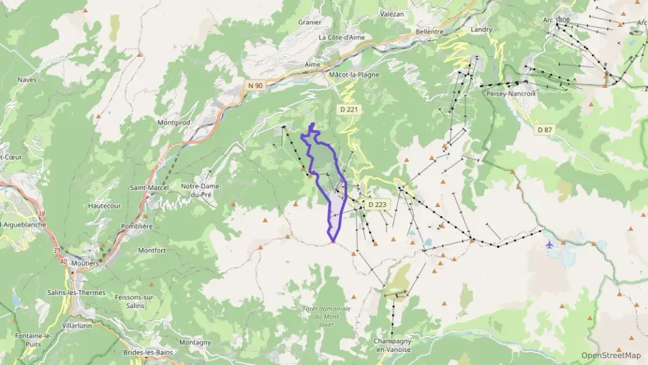 Appartement 51 m² trois pièces à vendre à Aime-la-Plagne Appartement 51 m² trois pièces à vendre à Aime-la-Plagne