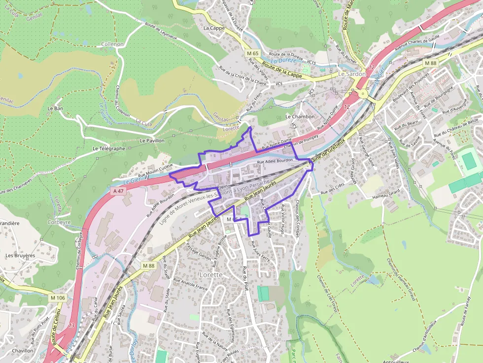 Appartement 83 m² quatre pièces à vendre à Lorette