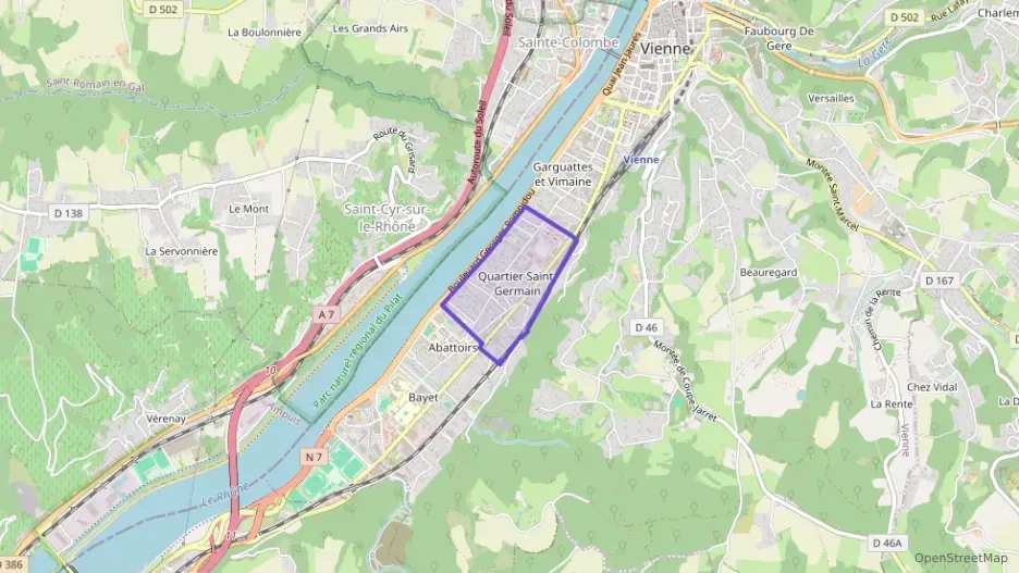 Appartement 41 m² une piece à vendre à Vienne