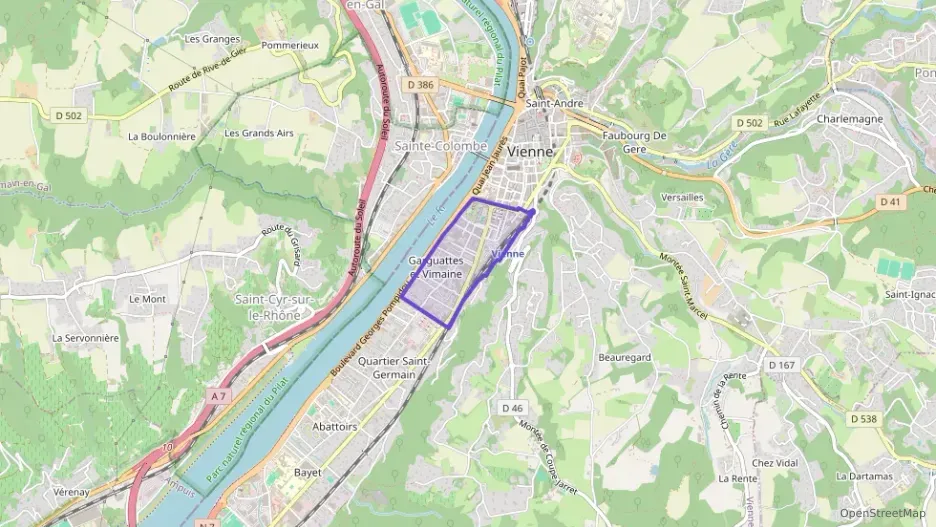 Appartement 100 m² quatre pièces à vendre à Vienne