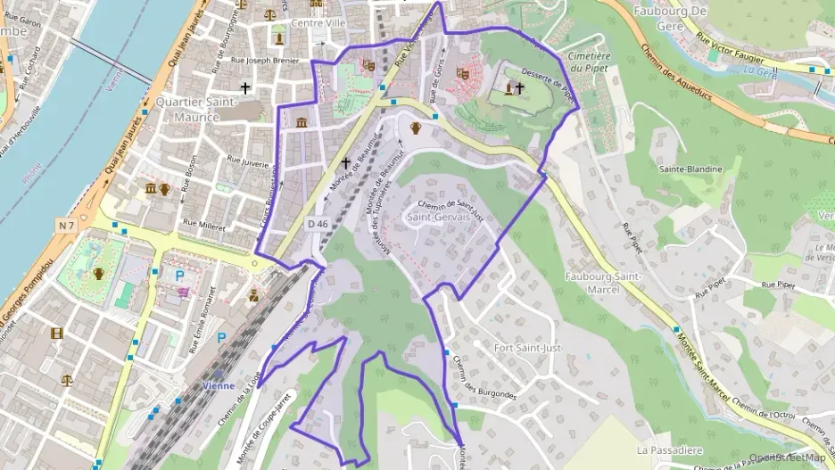 Appartement 65 m² deux pieces à vendre à Vienne