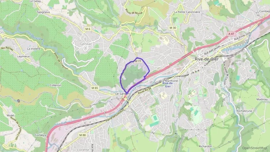 Appartement 90 m² quatre pièces à vendre à Rive-de-Gier