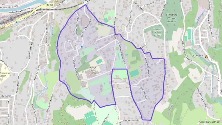 Appartement 55 m² trois pièces à vendre à Rive-de-Gier Appartement 55 m² trois pièces à vendre à Rive-de-Gier