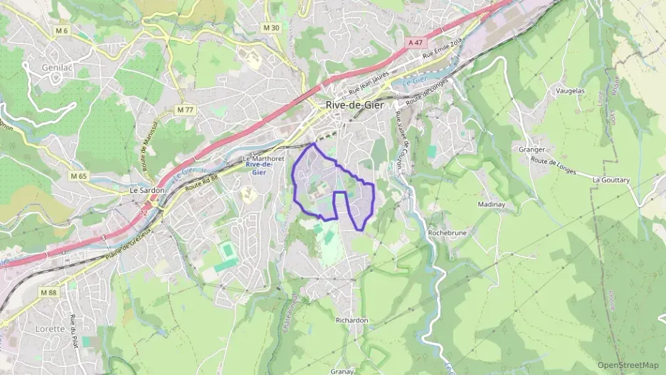 Appartement 55 m² trois pièces à vendre à Rive-de-Gier Appartement 55 m² trois pièces à vendre à Rive-de-Gier