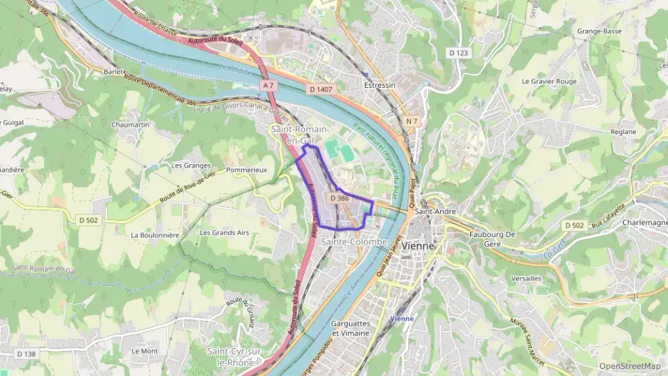 Appartement 121 m² cinq pièces à vendre à Saint-Romain-en-Gal Appartement 121 m² cinq pièces à vendre à Saint-Romain-en-Gal