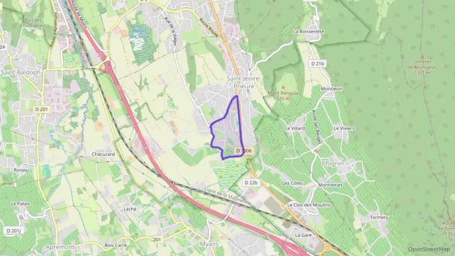 Appartement 62 m² trois pièces à vendre à Saint-Jeoire-Prieuré