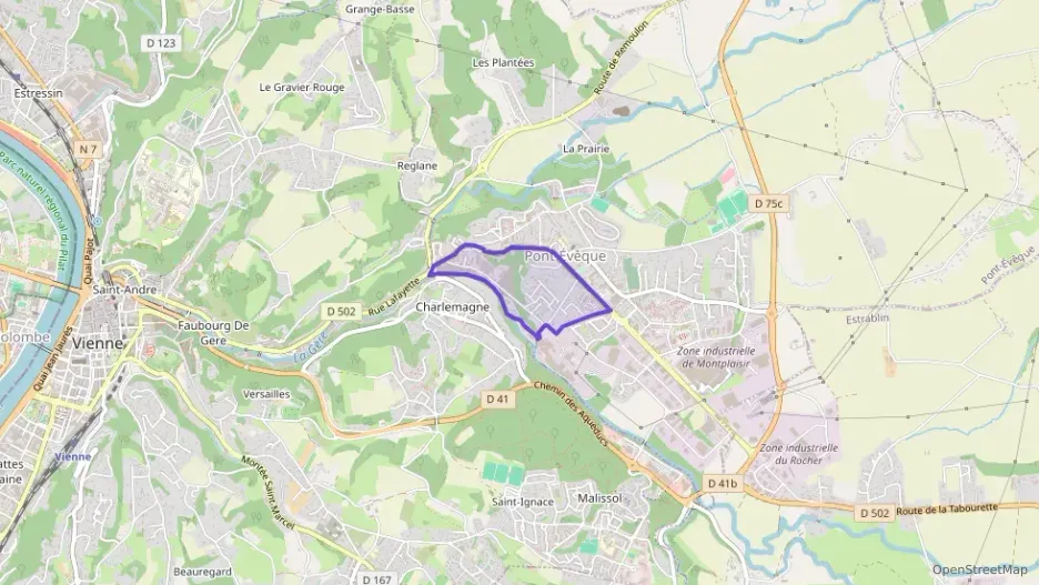 Appartement 42 m² deux pieces à vendre à Pont-Évêque Appartement 42 m² deux pieces à vendre à Pont-Évêque