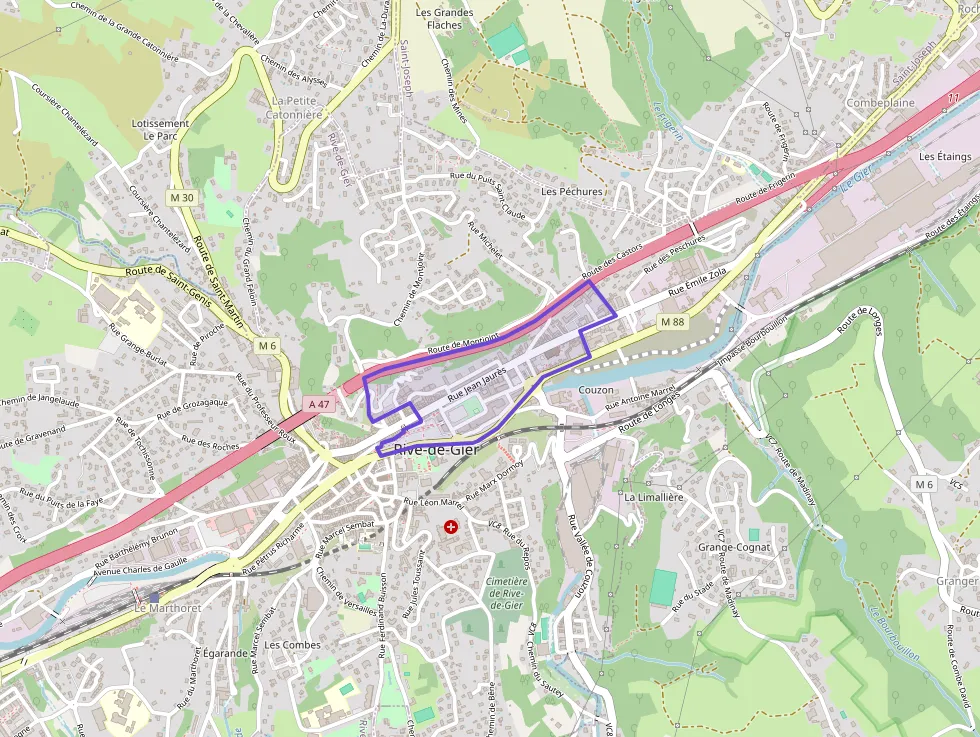 Appartement 55 m² deux pieces à vendre à Rive-de-Gier