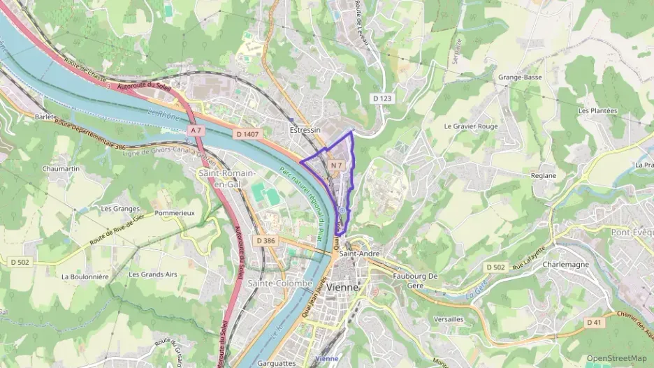 Appartement 49 m² deux pieces à vendre à Vienne