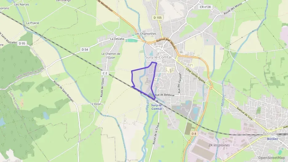 Appartement 38 m² une piece à vendre à Sury-le-Comtal Appartement 38 m² une piece à vendre à Sury-le-Comtal